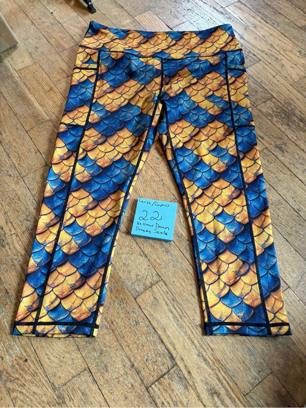 Constantly Varied Gear Yellow Dawn 
Scales Large Capris